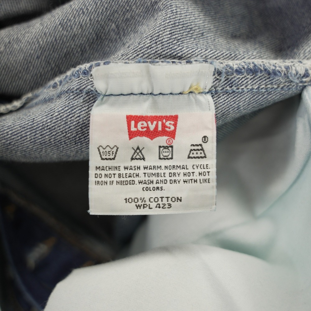Levis 501 Vintage Y2K Jeans Mens 38x32 Medium Wash Blue Cotton‎ Button Fly 2004 - Picture 9 of 13
